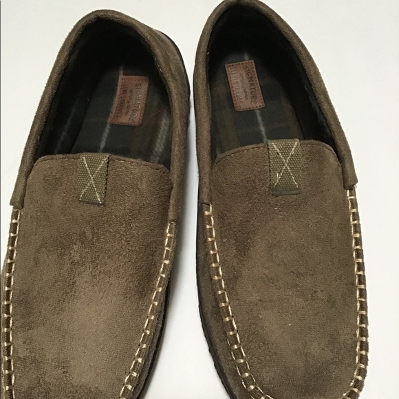Brown Suede Moccasin Loafer Slipper 